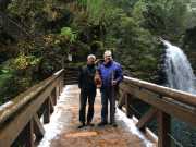 American at Ninja Training place AKAME 48 water falls